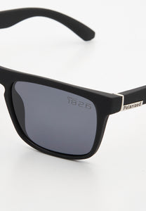 AUDRIC POLARIZED SUNGLASSES BLACK/GREY