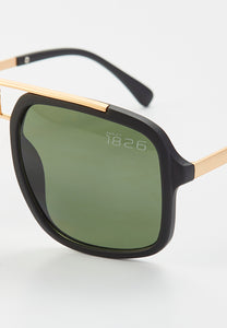 ALICIO SUNGLASSES BLACK/GREEN