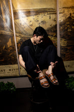 Load image into Gallery viewer, ANOD LEATHER SLIPPER LIGHT BROWN